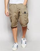 G-star Cargo Shorts Rovic Loose Fit With Belt In Dune