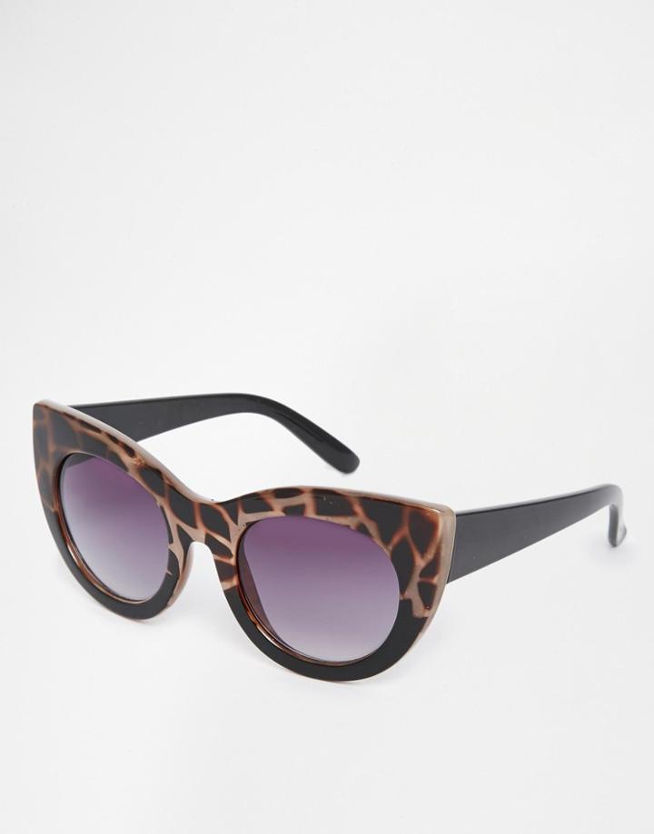 Jeepers Peepers Round Cat Sunglasses - Tort