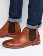 Dune Mencia Leather Chelsea Boots - Tan