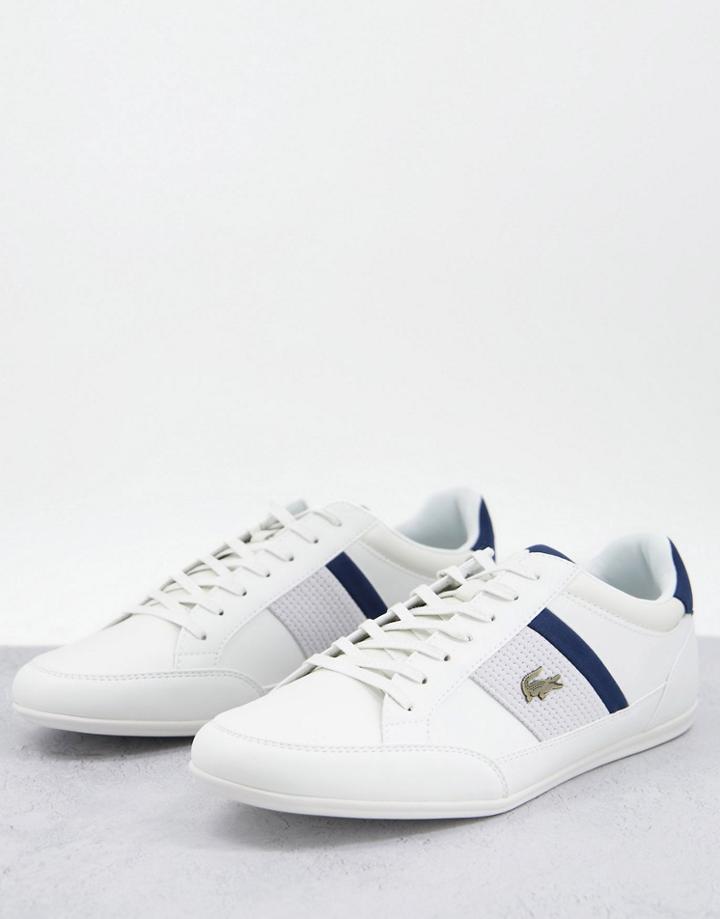 Lacoste Chaymon Sneakers In White/navy