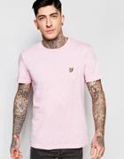 Lyle & Scott T-shirt With Eagle Logo In Pink Marl - Pink Marl