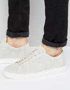 Selected Homme David Suede Sneakers - White