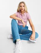 Urban Revivo Ribbed Jersey Flared Pants In Blue-blues