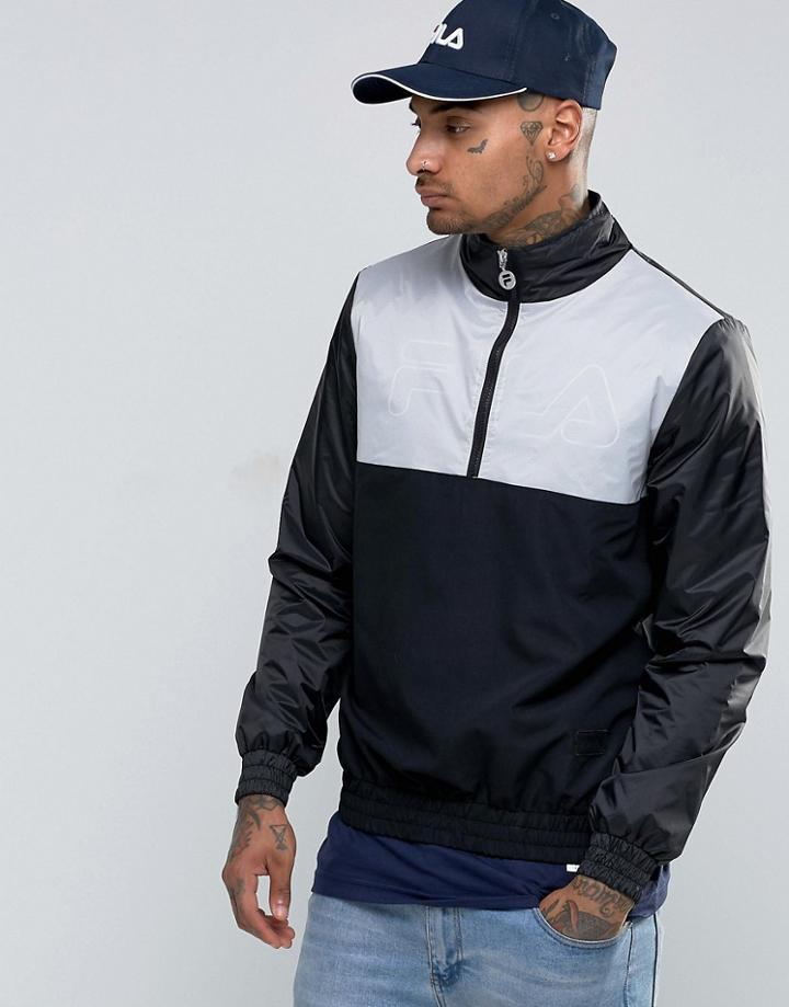 Fila Black Overhead Jacket - Black