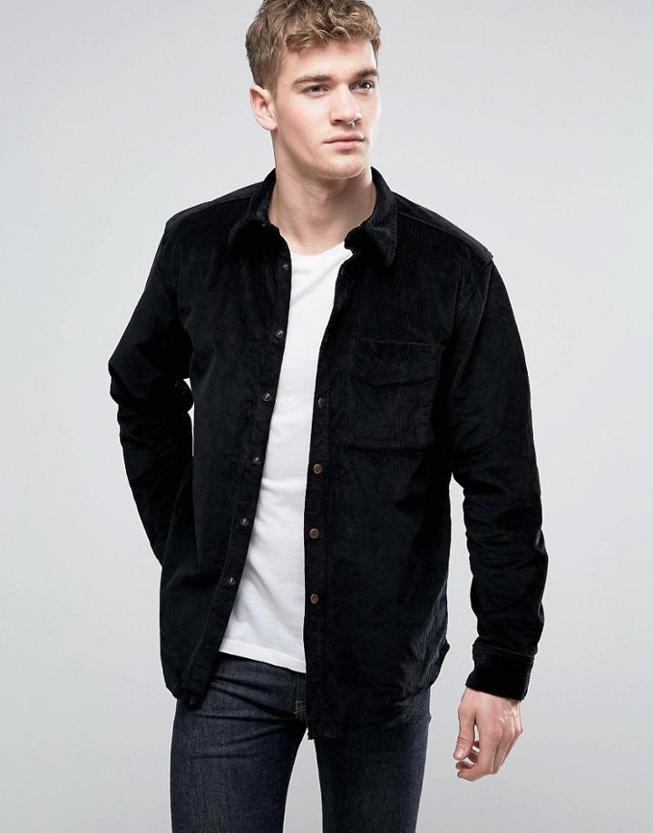 Nudie Jeans Co Calle Corduroy Shirt - Navy