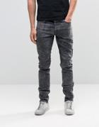 Only & Sons Jeans In Slim Fit Dark Gray Denim - Dark Gray