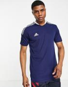 Adidas Soccer Tiro 21 T-shirt In Navy
