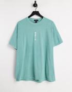 New Look Oversized Berlin T-shirt In Green