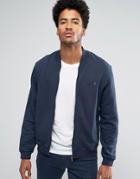 Farah Birling Sweat Bomber Jacket - Navy