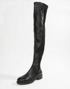 Asos Design Krista Chunky Thigh High Boots-black