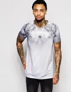 Illusive London Raglan T-shirt With Wing Print - White