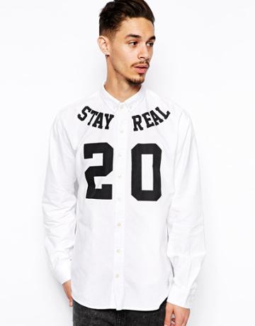 A Question Of Shirt With Stay Real Print