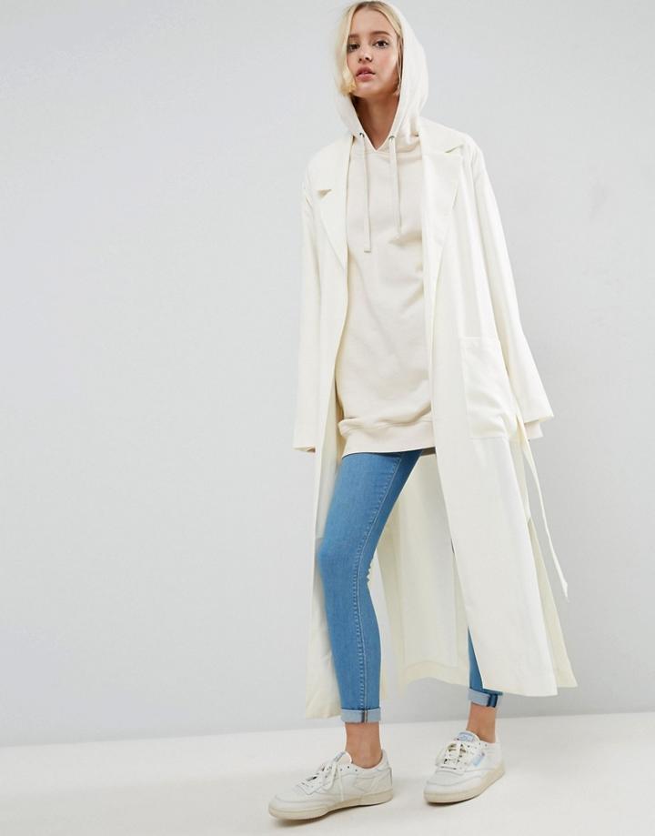 Asos Soft Drape Kimono - Cream