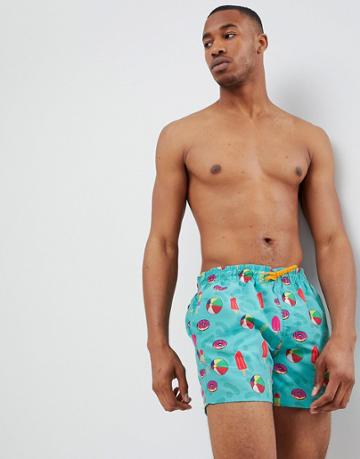 Le Breve Inflatables Swim Short - Green