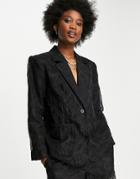 Selected Femme Relaxed Matching Blazer In Black