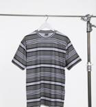Reclaimed Vintage Inspired Skinny Fit T-shirt In Stripe-blues