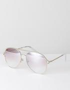 Marc Jacobs 168/s Aviator Sunglasses In Silver - Silver
