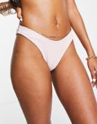 Na-kd X Lovisa Wallin High Waist Bikini Bottoms In Pink