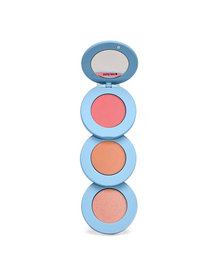 Alleyoop Stack The Odds Compact Palette - Blush, Contour & Highlight In Sassy Pants-multi