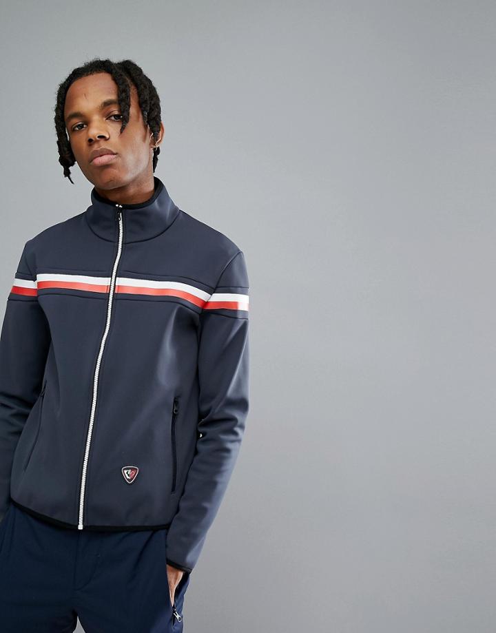Tommy Hilfiger X Rossignol Russel Soft Shell Jacket In Navy - Navy