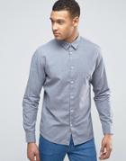 Selected Homme Slim Textured Shirt - Blue