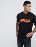 Diesel T-just-xk Spray Paint Logo T-shirt - Black