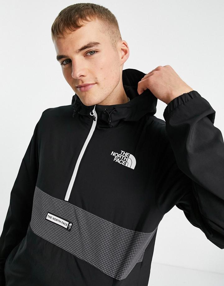 The North Face Mountain Athletic Wind Jacket In Black