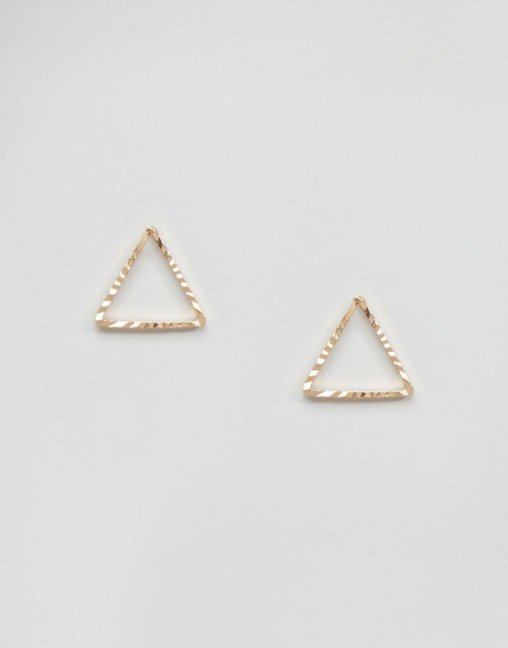 Pieces Dodo Stud Earrings - Gold
