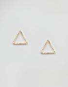 Pieces Dodo Stud Earrings - Gold