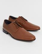 Burton Menswear Derby Shoes In Tan - Tan