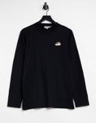 Fiorucci Icon Angels Long Sleeve T-shirt In Black