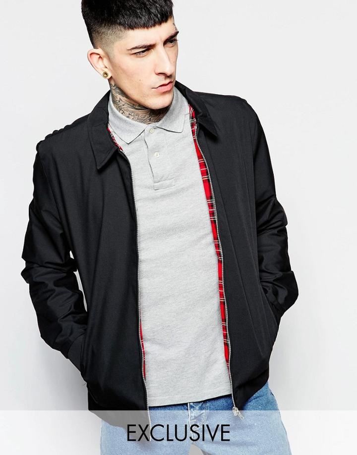 Reclaimed Vintage Harrington Jacket - Black