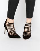 New Look Strappy Detail Pumps - Black