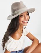 Boardmans Felt Fedora In Beige-neutral