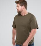 Another Influence Plus Curved Hem T-shirt - Green