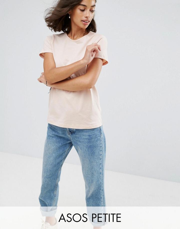 Asos Petite The Ultimate Crew Neck T-shirt - Pink
