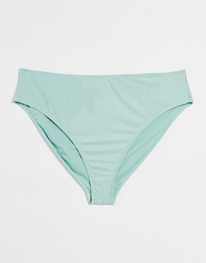 Warehouse Sage Green Bikini Bottom In Green