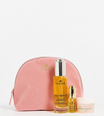 Nuxe Super Serum 30ml And Trial Size Bundle + Free Gift-no Color