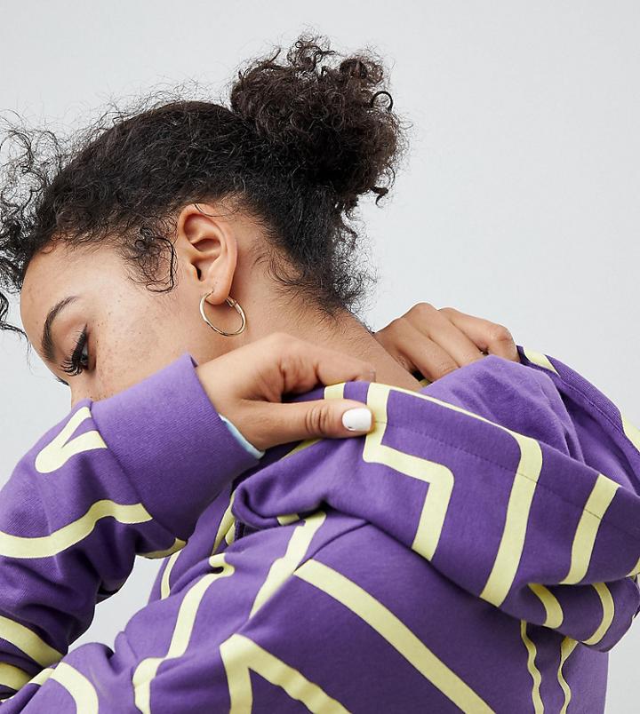 Puma Exclusive To Asos Hoodie With All Over Logo In Purple - Purple