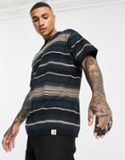 Carhartt Wip Tuscon Stripe T-shirt In Green