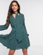 Ted Baker Dolley Dress In Green-red