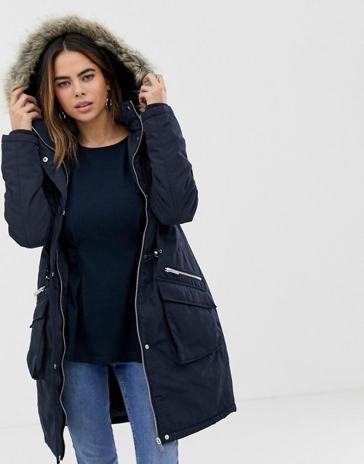 Oasis Premium Parka - Navy