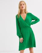 Gestuz Nete Wrap Dress - Green