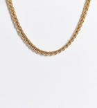 Asos Design Curve Necklace In Roll Chain In Gold Tone