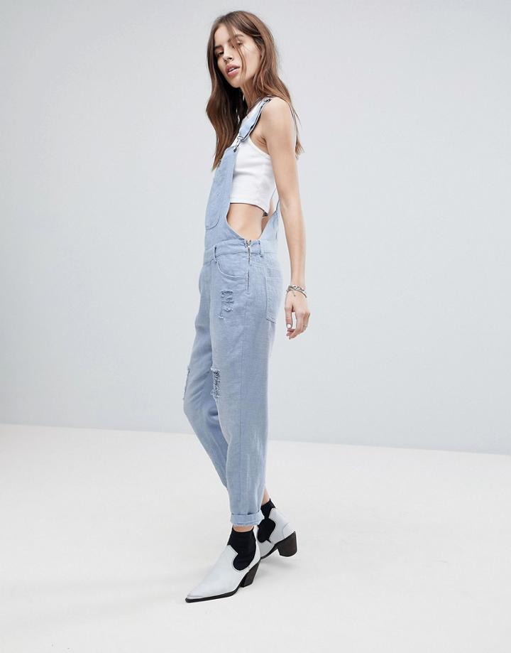 Signature 8 Linen Overall - Blue