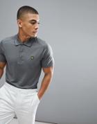 Lyle & Scott Golf Hawick Tech Polo Shirt In Gray - Gray