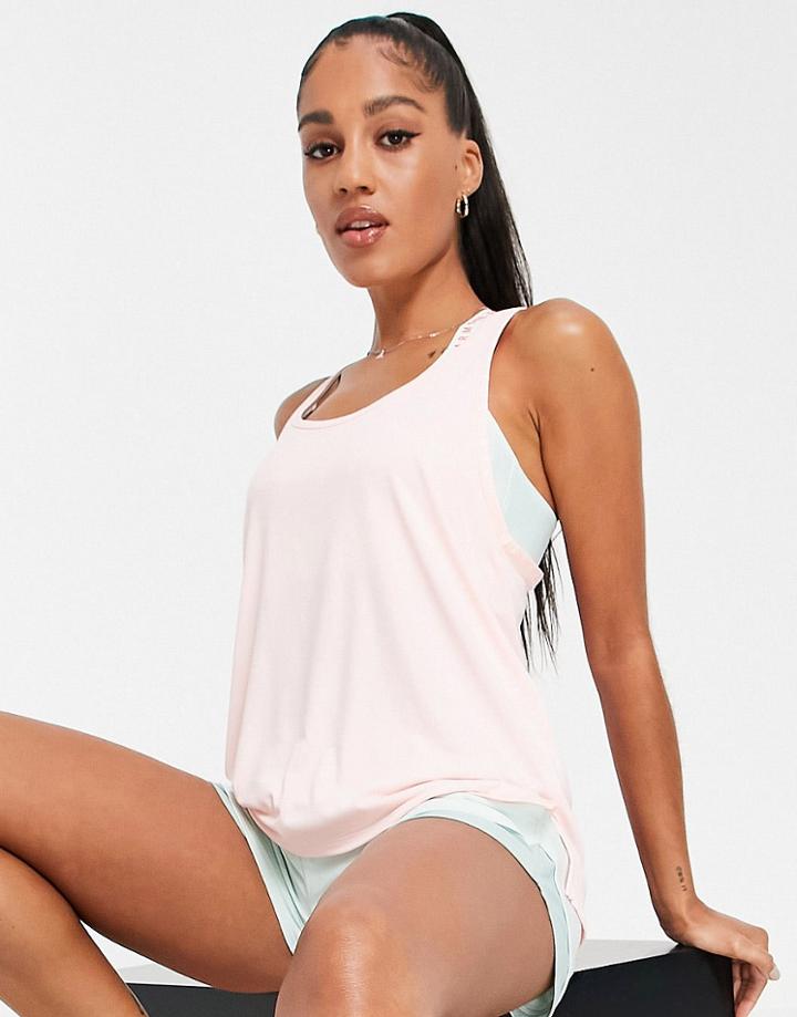 Under Armour Training Knockout Tank In Dark Pink