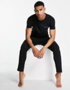 Jack & Jones T-shirt And Pants Lounge Set In Black