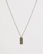 Icon Brand Gold Pendant Necklace