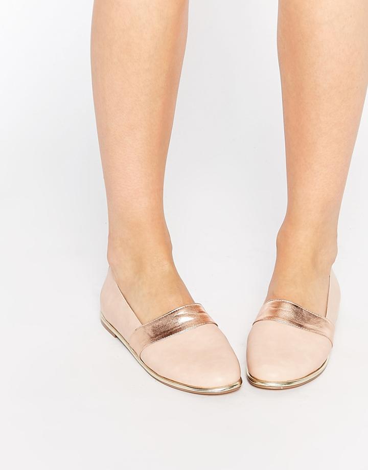 Asos Livvy Ballet Flats - Nude